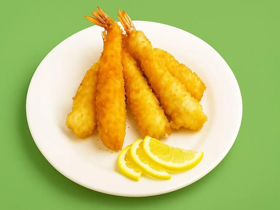 Тигровые креветки темпура