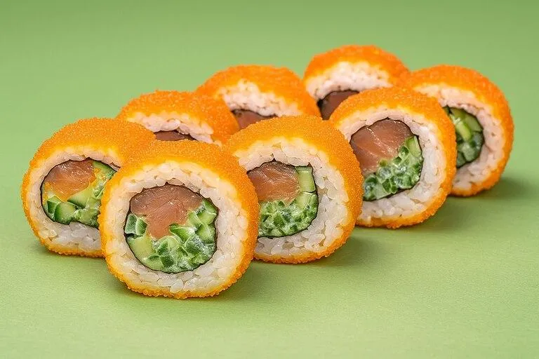 Ролл Калифорния лосось