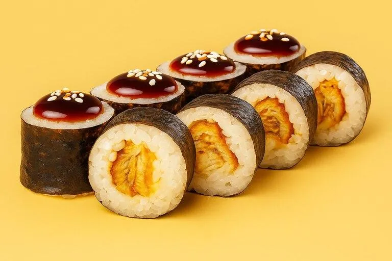 Ролл с угрём