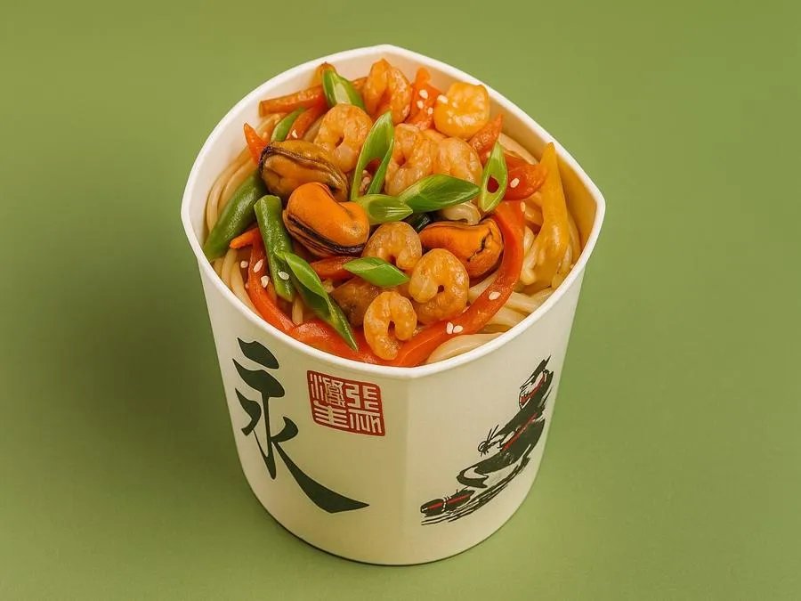 Удон WOK с морепродуктами