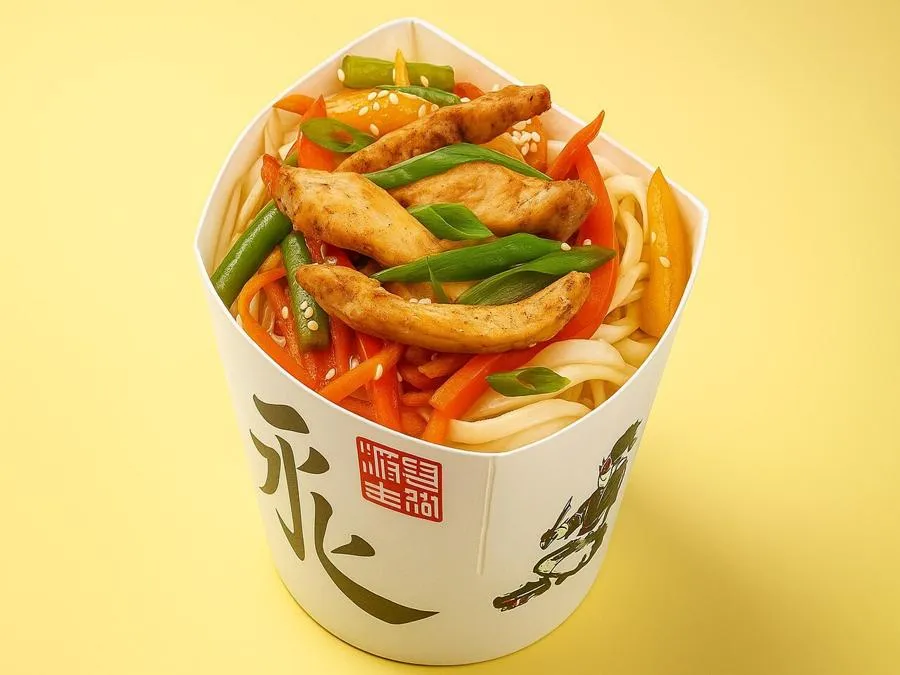 Удон WOK с курицей