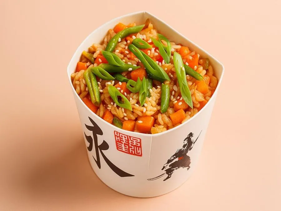 Рис WOK с овощами