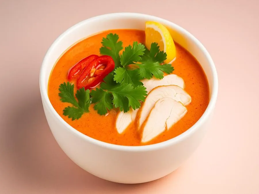 Суп Том ям с курицей