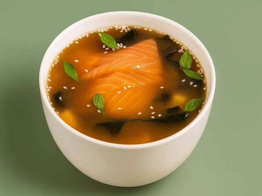 Мисо-суп с лососем