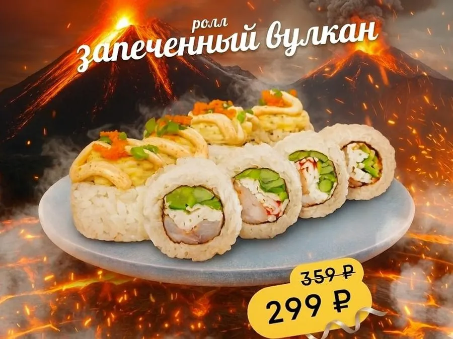 Запеченный Вулкан